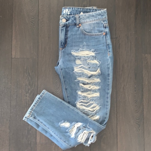 Ripped garage low waisted denim - Picture 5 of 13
